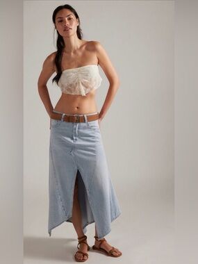 We the Free Aquarius Maxi Skirt NWT frostwire